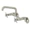 Kingston Brass KS423PN Concord Two-Handle Wall-Mount Kitchen Faucet, Polished Nickel KS423PN - alternate 1